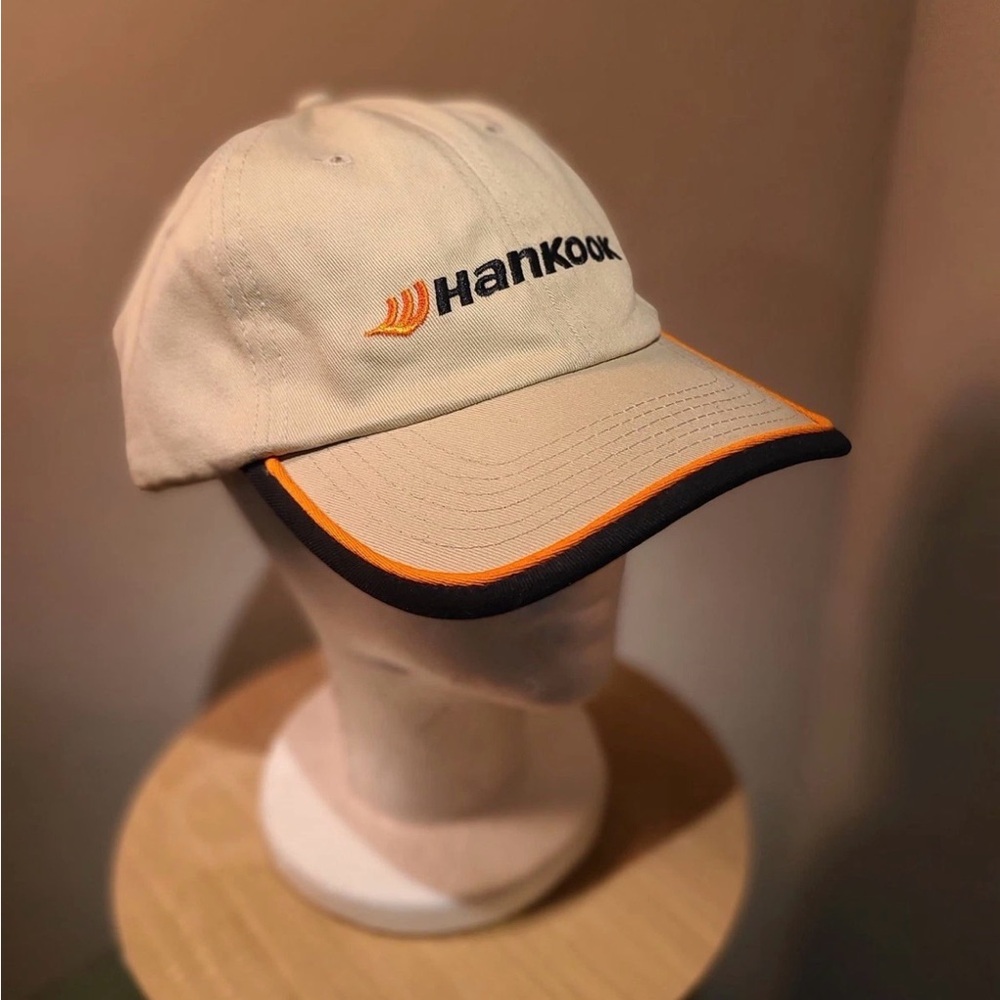Hankook Tires Hat Beige and Orange Cap